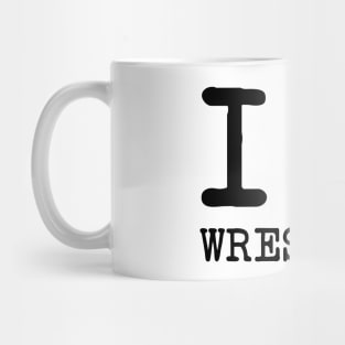 I heart wrestling Mug